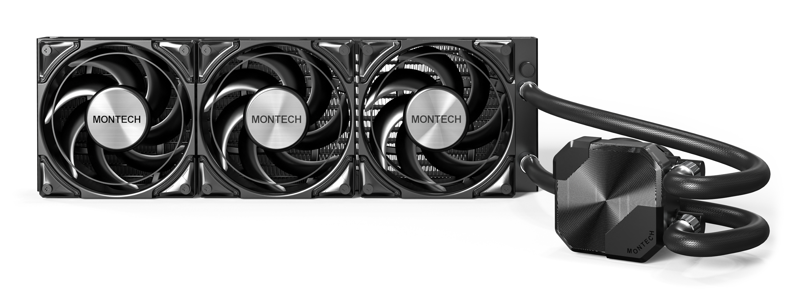 Montech HyperFlow Silent 360 All-in-One-Flüssigkeitskühler 3x 120 mm Schwarz