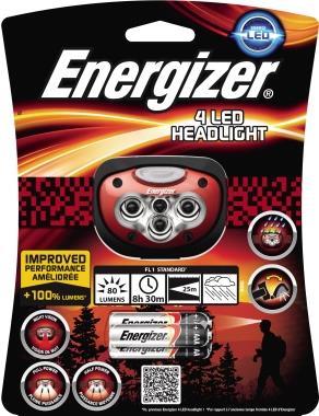 Energizer Pro-Headlight 4 LED Stirnband-Taschenlampe Schwarz (631637)