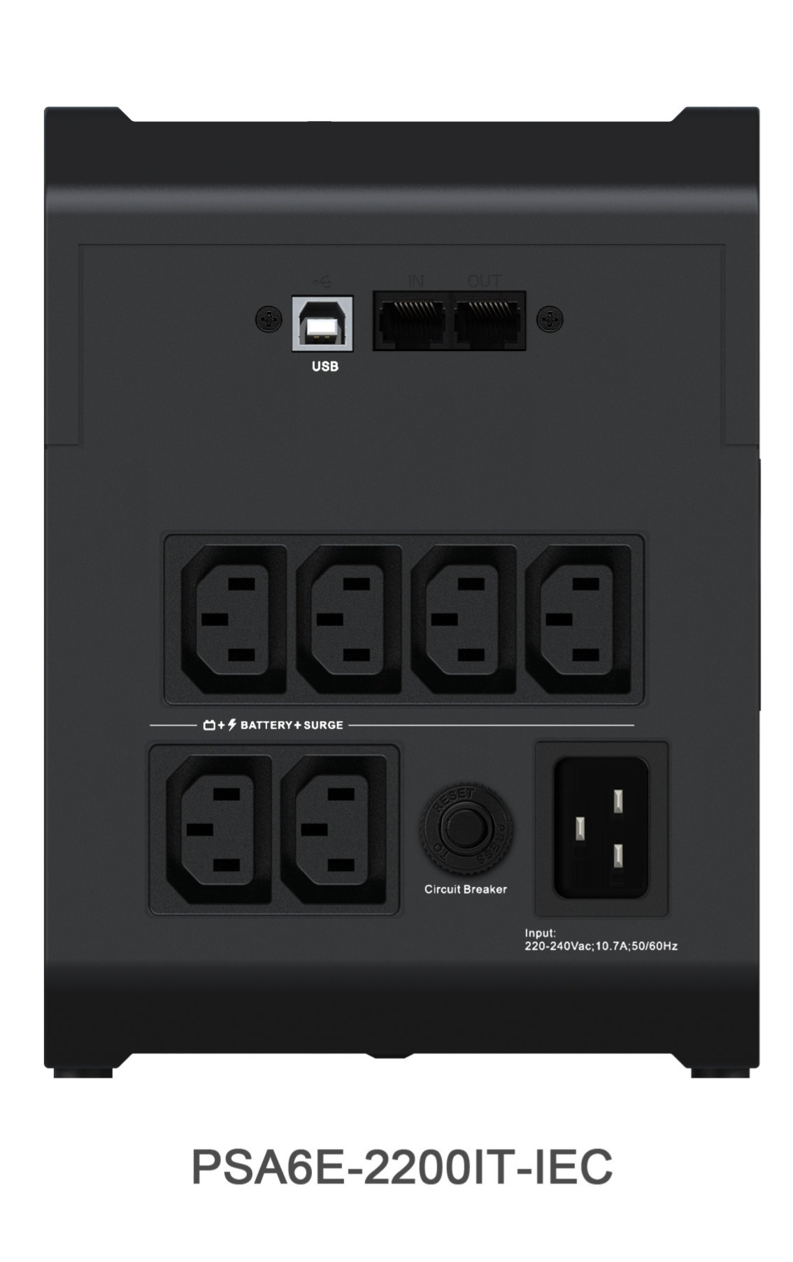Vertiv PSA6E-2200IT-IEC Essential Series USV Line-Interaktiv 2200 VA 1225 W 230 V Schwarz