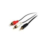 StarTech.com 3,5mm Klinke auf Cinch Audiokabel (MU3MMRCA)