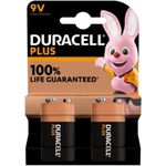 Duracell Batterie Plus NEW -9V (MN1604/6LR61) 2St. (142268)