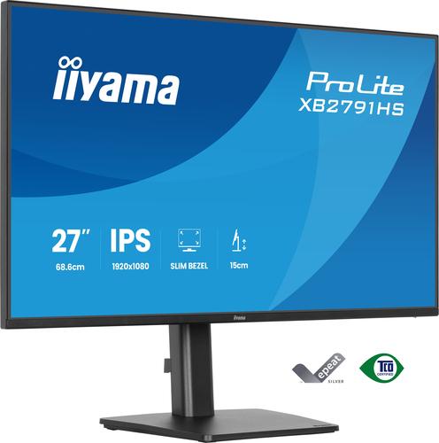 iiyama ProLite XB2791HS-B1 68,60cm (27") Full HD IPS-Monitor 120 Hz AMD FreeSync Schwarz
