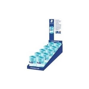 STAEDTLER Doppel-Spitzdose 512 006, türkis, 10er Display für alle Stifte bis 8,2 / 10,2 mm Durchmesser, - 10 Stück (512 006-37)