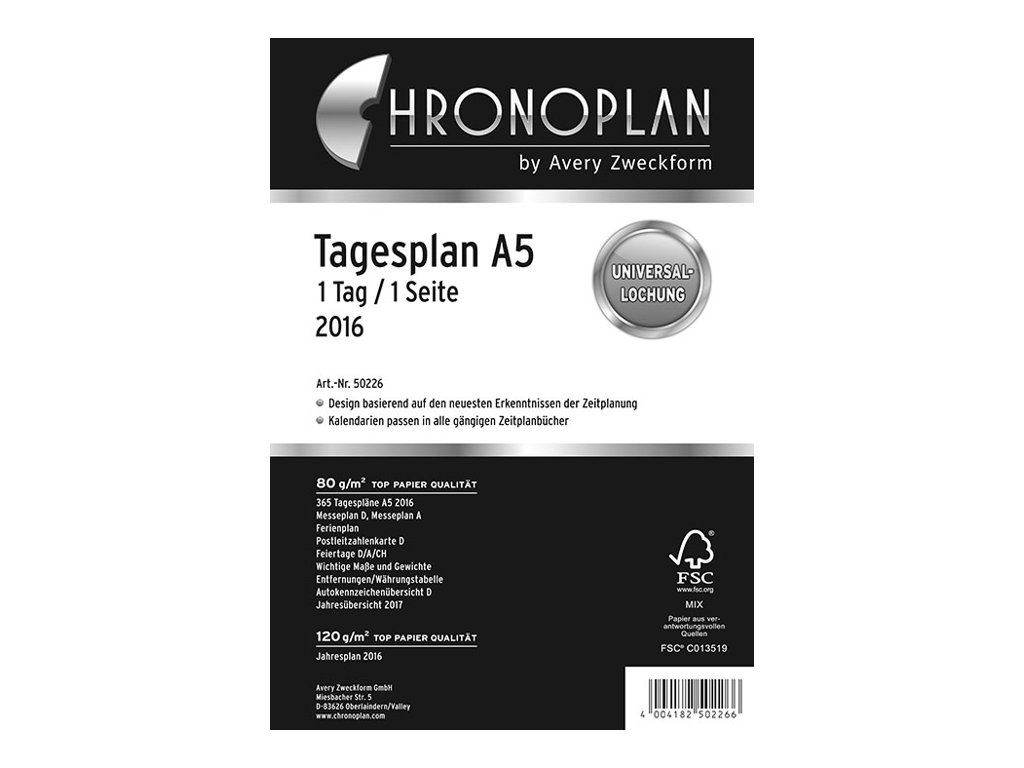 Chronoplan Tagesplaner A5