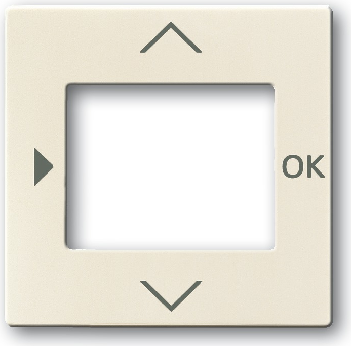 Busch Jaeger 6430-0-0304 Wandplatte/Schalterabdeckung Sand - Weiß (6430-0-0304)