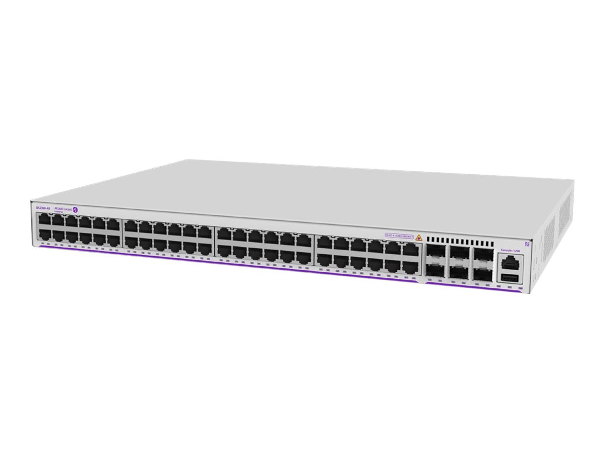 Alcatel OmniSwitch OS2260-P48-EU Managed Layer-2+ Switch 48x RJ-45 PoE+ 6x SFP 1U Weiß