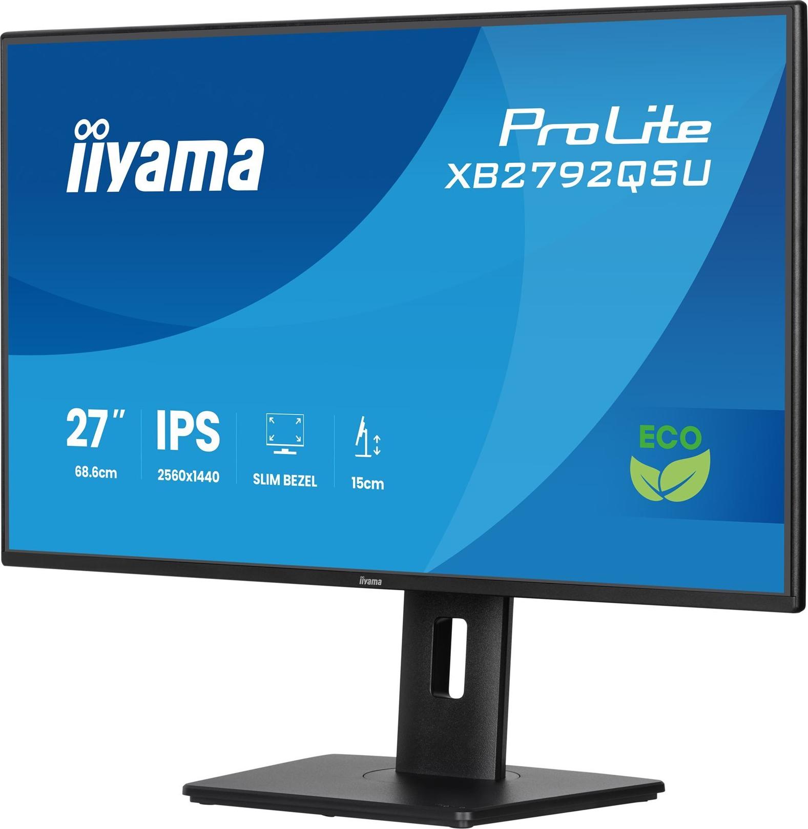iiyama ProLite XB2792QSU-B1 27" QHD IPS 120 Hz Monitor Schwarz