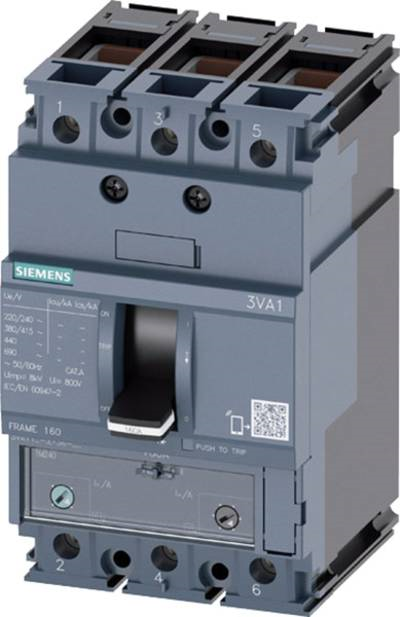 Siemens Leistungsschalter 1 St. 3VA1116-4EF36-0AA0 Einstellbereich (Strom): 112 - 160 A (B x H x T) 76.2 x 130 x 70 mm (3VA1116-4EF36-0AA0)