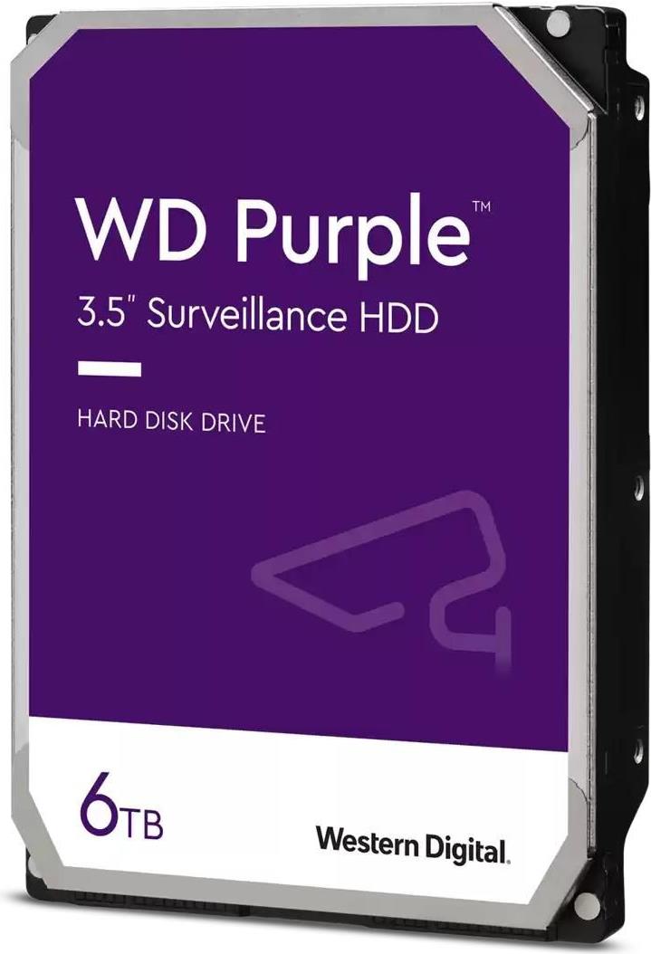 WD Purple WD64PURZ Interne Festplatte 6 TB SATA 6Gb/s 256 MB Cache 3,5"
