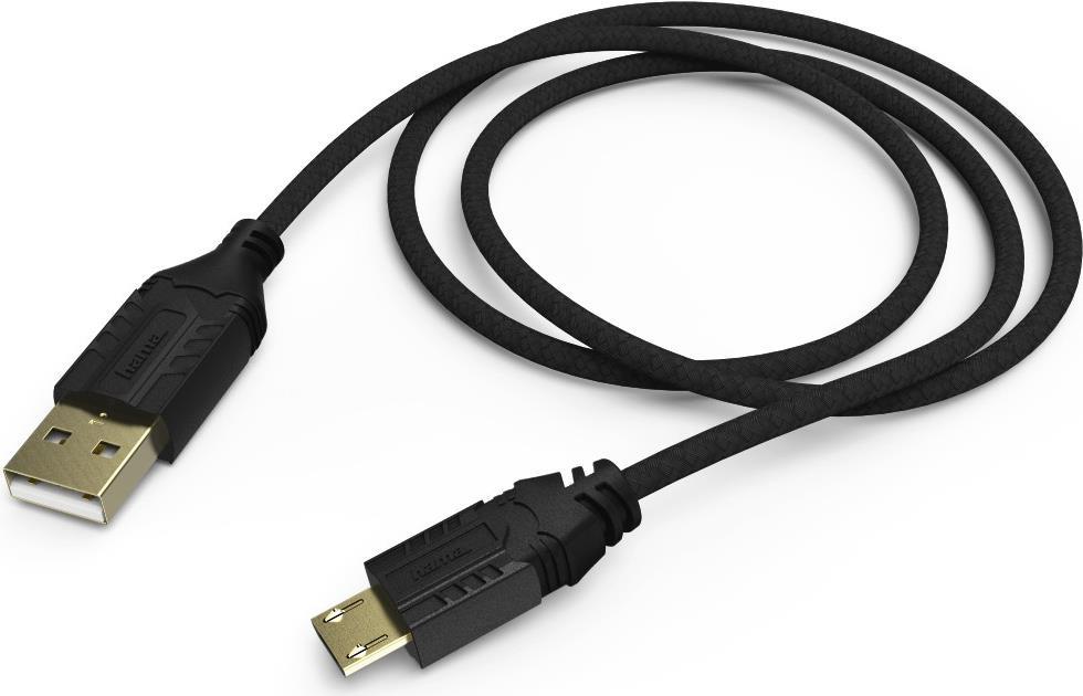Hama Basic USB Kabel 1,5 m 2.0 USB A Micro-USB A Schwarz (00054472)