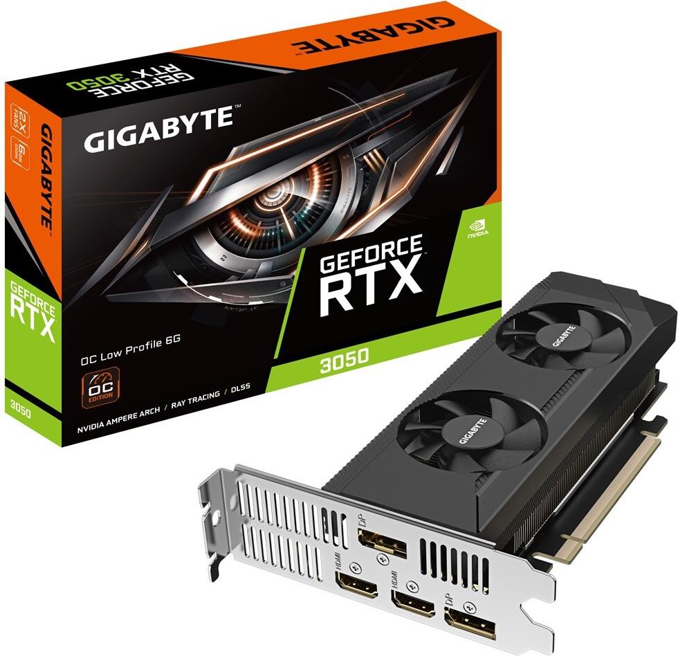 Gigabyte GeForce RTX 3050 OC Low Profile 6G (GV-N3050OC-6GL)