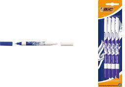 BIC Tintenlöscher, löschen & korrigieren, 2 Spitzen, 4er-Set löscht königsblaue Tinte, Korrekturspitze zum Überschreiben, - 1 Stück (897001)