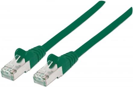 INTELLINET NETWORKS Network Cable,Cat.7 Rohkabel Raw Cable, Cat6A Modular plugs, CU, S/FTP, LSOH, 0.5 m, Green (740654)