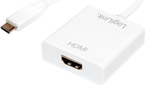 LogiLink UA0236A USB-C HDMI Weiß Kabelschnittstellen-/adapter UA0236A