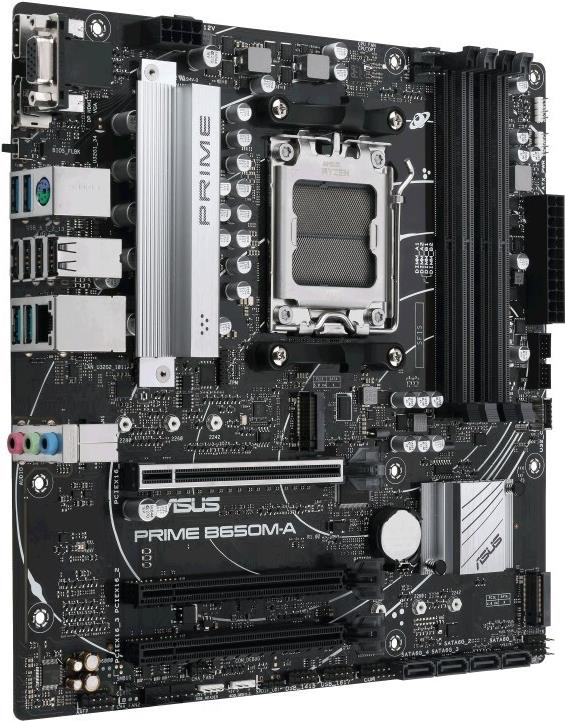 ASUS Prime B650M-A AX Mainboard AMD B650 Sockel AM5 Micro ATX Schwarz