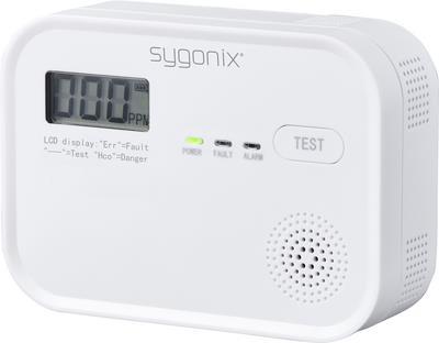 Sygonix SY-4755588 Kohlenmonoxid-Melder mit internem Sensor batteriebetrieben detektiert Kohlenmonoxid (SY-4755588)