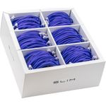 SLIM KAT6A 10 Gigabit Lightpatchkabel, 1,0m, U/FTP, Ø 3,8mm, violett, 90-Pack KAT6A LIGHT geschirmt (SLIM-LS-K6A 1.0 VT 90)