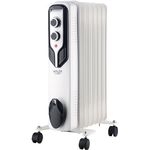 Adler Ölradiator AD 7815 1500 W, Leistungsstufe Nummer 3, Weiß (AD 7815)