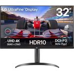 LG 32UR550K-B - Monitor, 4K, 32 Zoll (81 cm), VA-Panel, (3840 x 2160), 60 Hz, 4 ms (GtG), DCI-P3, 90 %, schwenkbar, Schwarz (32UR550K-B)