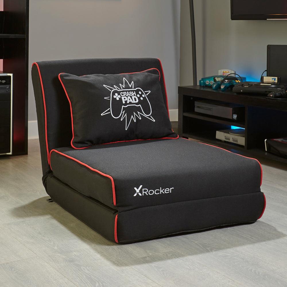 X Rocker 5132901 Videospiel-Stuhl Konsolen-Gamingstuhl Gepolsterter Sitz Schwarz - Rot (5132901)