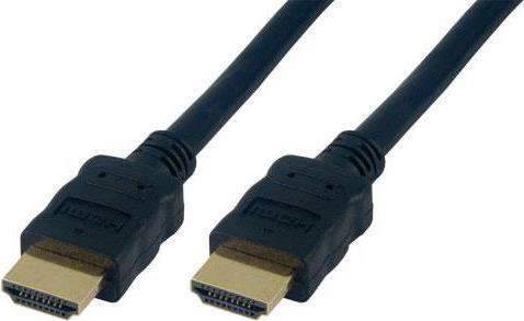 MCL MC385-3M HDMI-Kabel HDMI Typ A (Standard) Schwarz (MC385-3M)