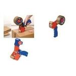 tesa Packer Handabroller für 50mm x 66m Rollen, blau-rot (56402-0-0- 56402-00002-00) (56402-00002-00)