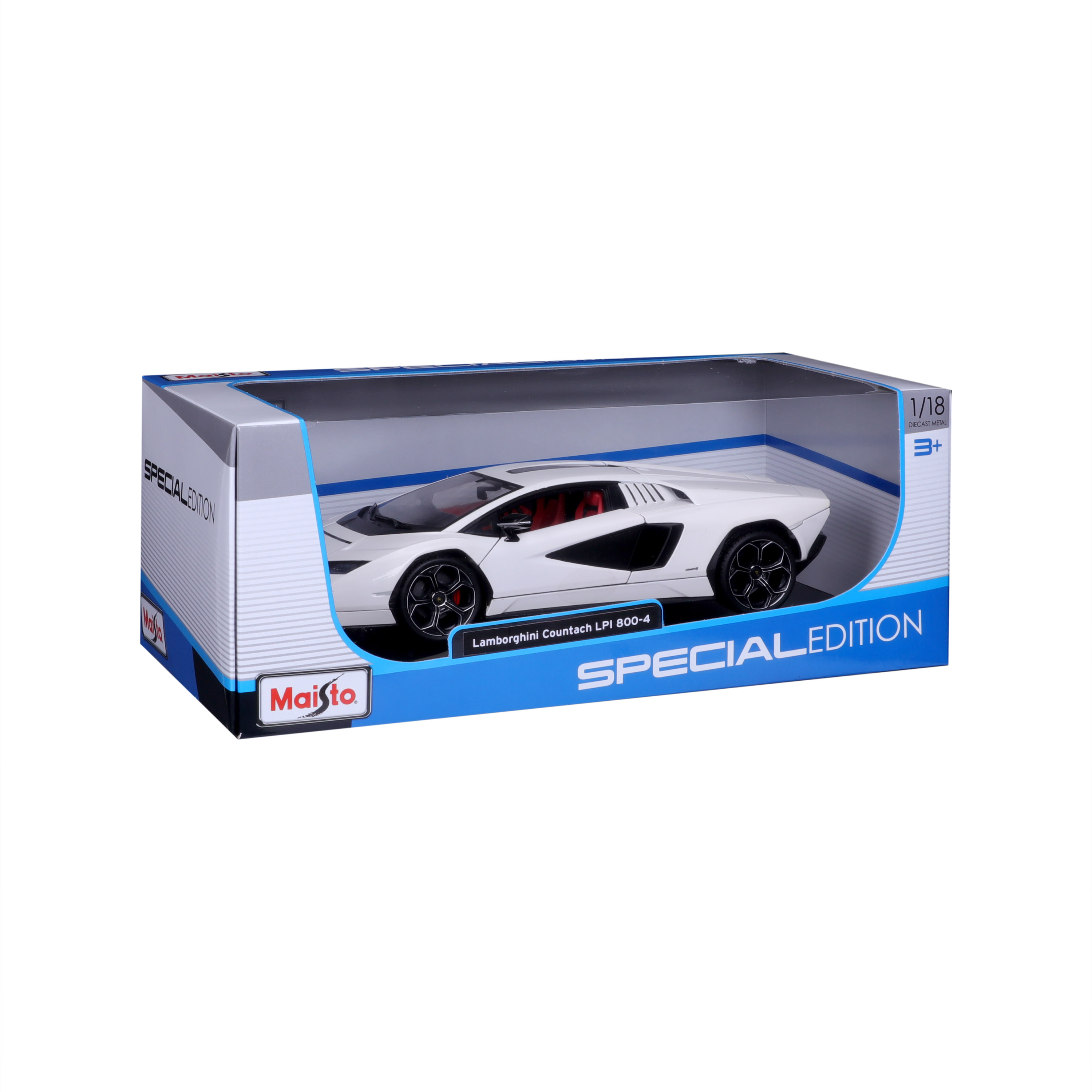Maisto Lamborghini Countach LPI 800-4 1:18 Modellauto Weiß