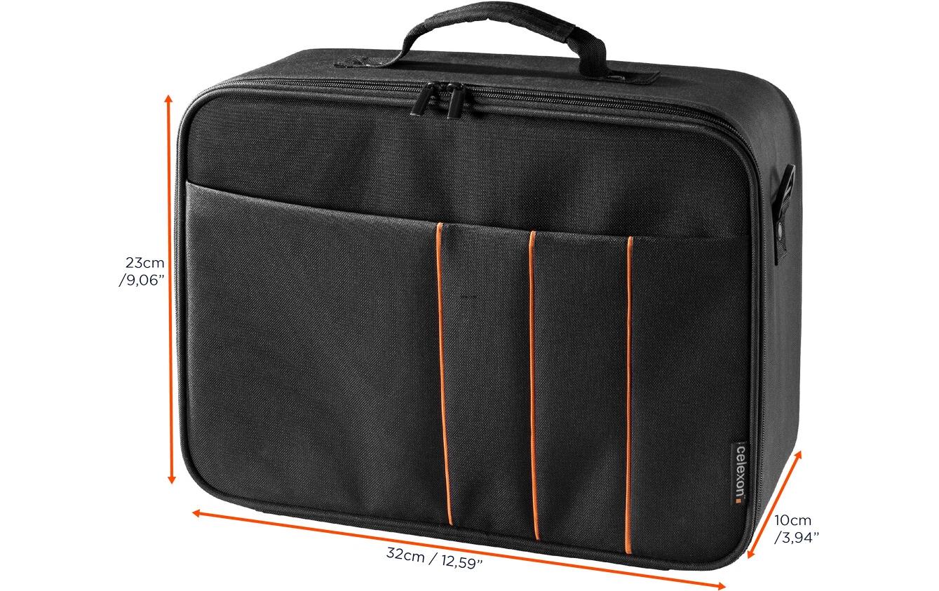 Celexon Economy Line Medium Projektortasche 32 cm x 23 cm x 10 cm Schwarz