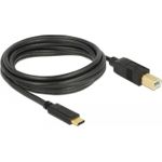 DeLOCK USB-Kabel USB Type C zu USB Typ B (83666)