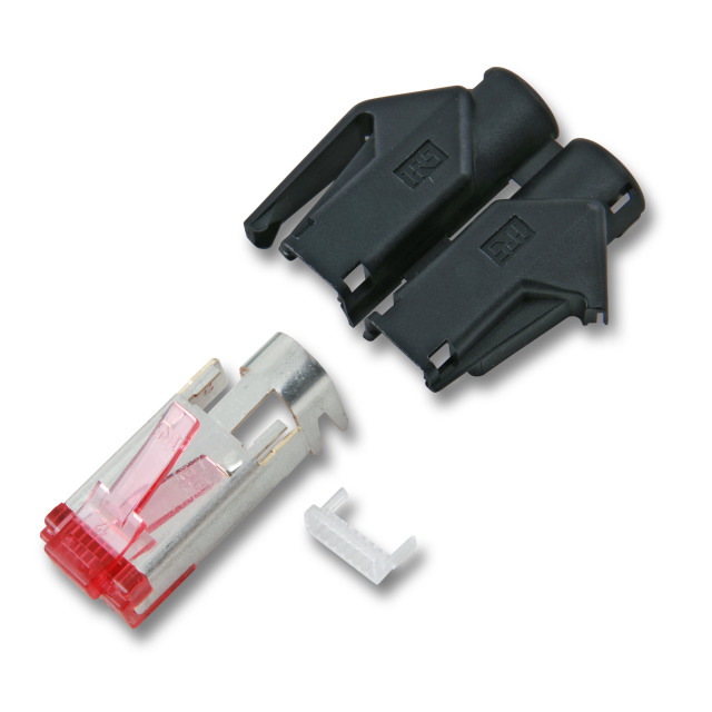 EFB-Elektronik Hirose TM21 RJ45-Stecker STP CAT 6 Schwarz