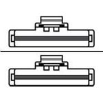 Supermicro Inc. CBL-SAST-1222-85, Slimline X8 (LE) to Slimline X8 (STR), 22CM, 22CM,85 OHM,RoHS (CBL-SAST-1222-85)