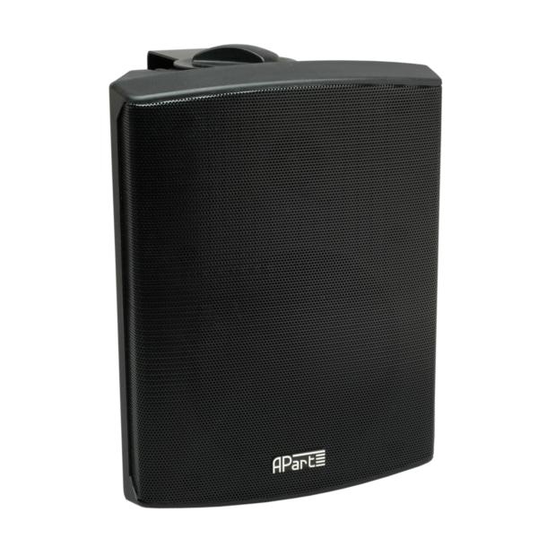 APART SDQ5PIR-BL Aktivlautsprecher-Set 2-Wege 2x30 Watt Integrierter Verstärker Schwarz