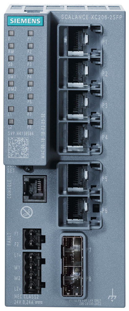 Siemens SCALANCE XC206-2 Managed Switch 6 Ports RJ-45