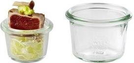 APS Weck-Gourmetglas, Sturz-Form, 160 ml, 12er Set Durchmesser: 60 mm, Höhe: 80 mm, ohne Deckel - 1 Stück (82371)