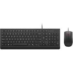 Lenovo Essential Wired Combo 4X31R64409 Tastatur-Maus-Set QWERTY Dänisch Schwarz USB