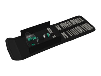 Wera Kraftform Kompakt 400 RA Set 1 - Knarrenschraubendreher mit Bit-Satz