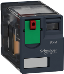 Schneider Electric RXM4AB1B7. AC Eingangsfrequenz: 50/60, Stromaufnahme: 6 A. Produktfarbe: Schwarz (RXM4AB1B7)