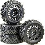 Absima 2510060 Räder- & Reifen-Set Schwarz (2510060)