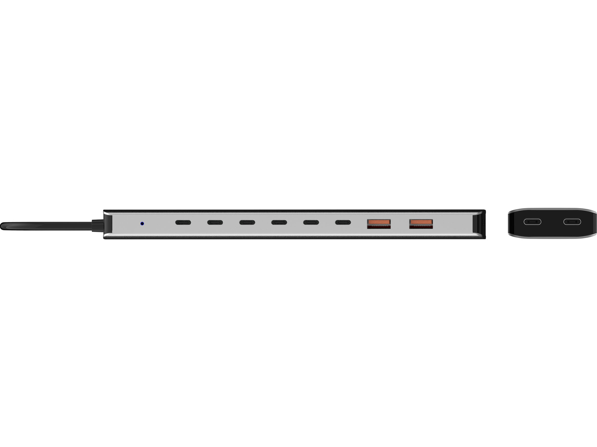 Sandberg USB-C Hub 100W 8x USB-C 3.2 Gen 2 + 2x USB-A 3.2 Gen 2 Grau