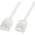 ROLINE UTP Patchkabel Kat.6A Ultra- kurzer RJ45 weiss 1.5m (21.15.4474)
