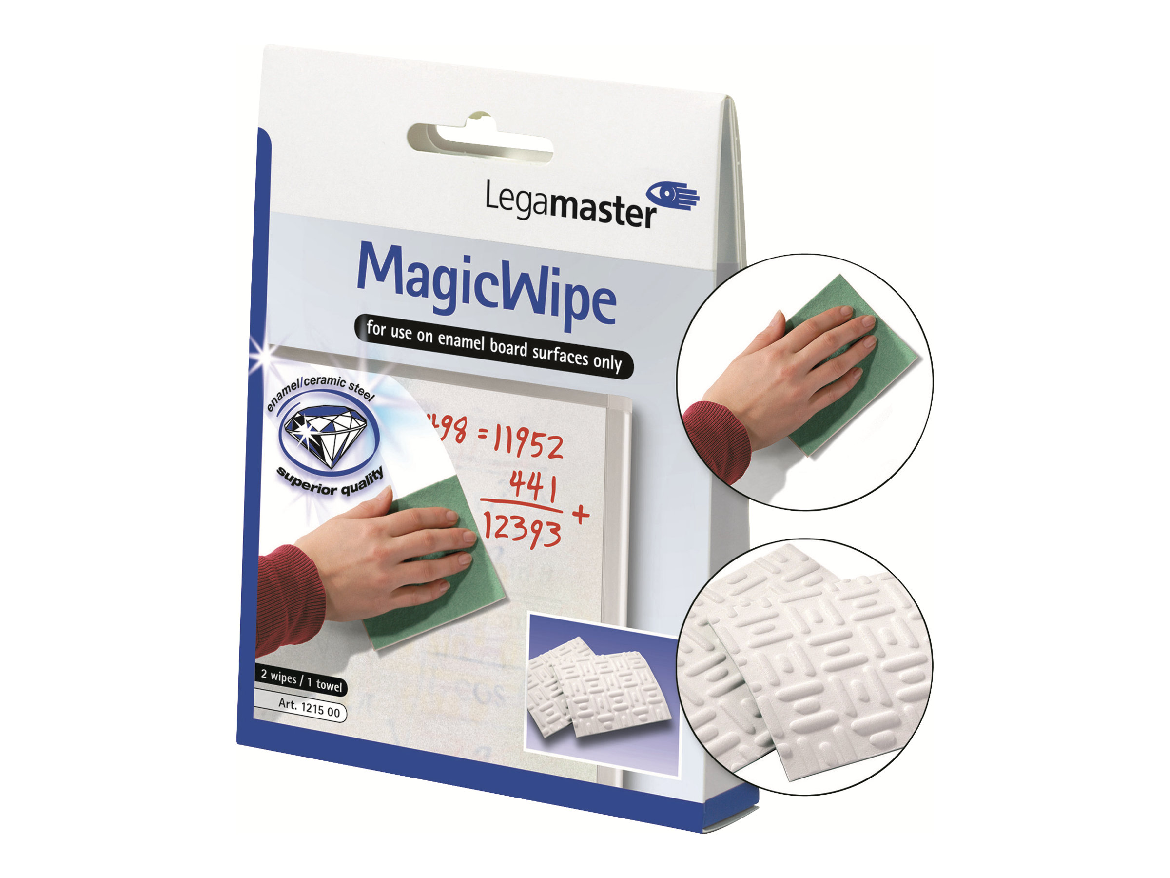 Legamaster MagicWipe Whiteboard-Reinigungstuch Mikrofaser Weiß