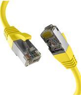EFB-Elektronik CAT8.1 GELB 5m RJ45 PATCHKABEL S/FTP PIMF LSZH 2000MHZ 40GB NETZWERKKABEL Hersteller: EFB Elektronik (EC020200250)