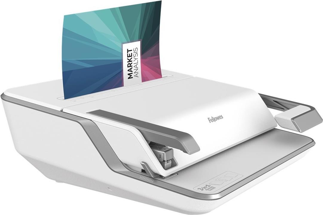 Fellowes Lyra 3-in-1 Binding Center Bindemaschine A4 Grau, weiß