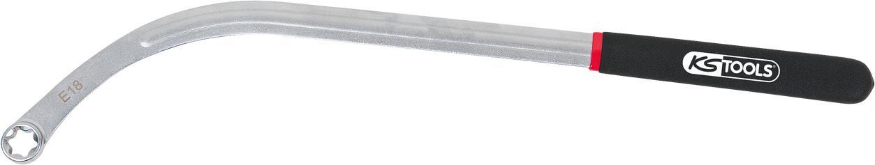 KS TOOLS Keil+Zahnriemen-Schlüssel,L=460mm,E14 (150.1218)