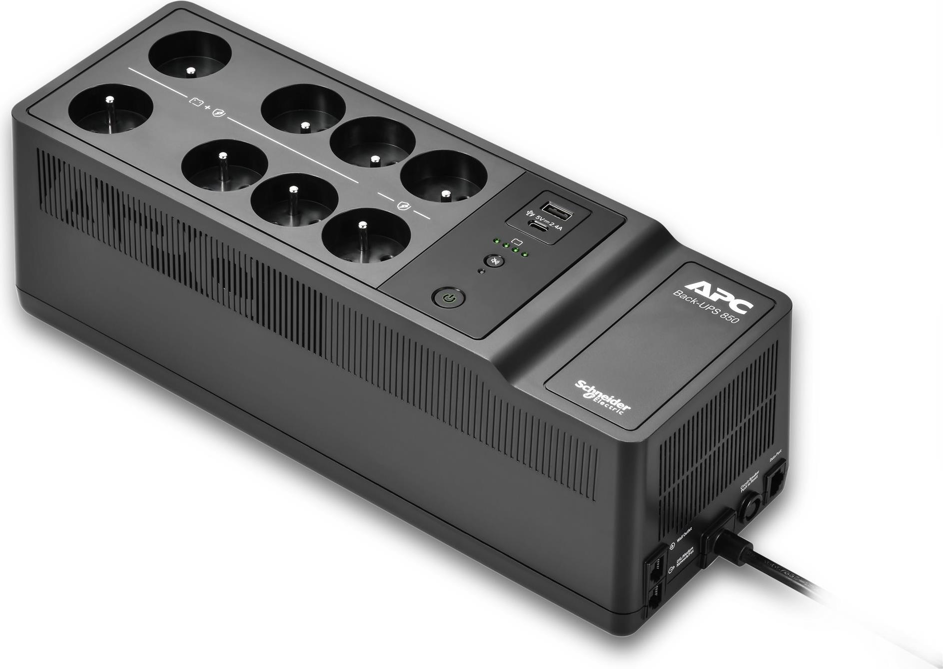 APC Back-UPS BE850G2-FR 520 W 850 VA Schwarz