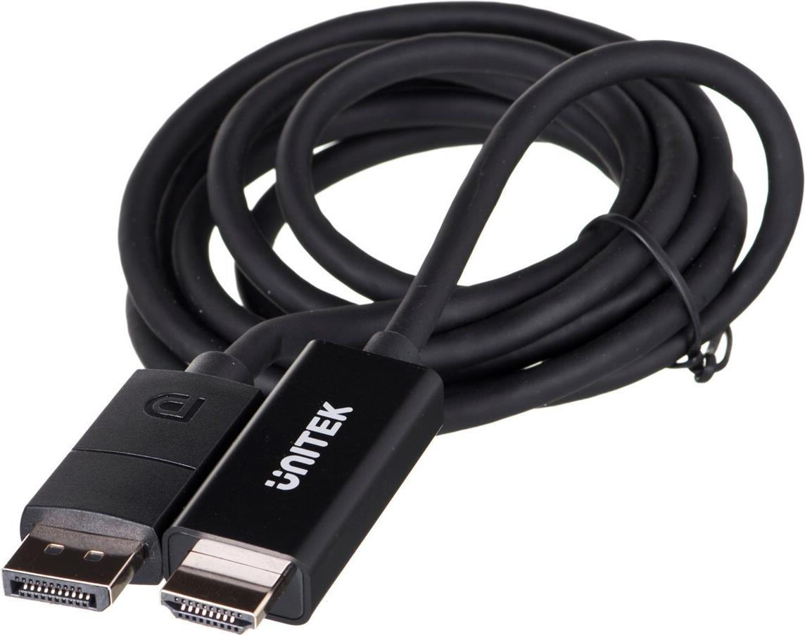 UNITEK KABEL DisplayPort 1.2, HDMI, 4K@60HZ, 1,8M, V1608A (V1608A)