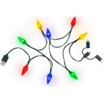 Goobay Smartphone-USB-Ladekabel mit LED-Leuchten (60339)