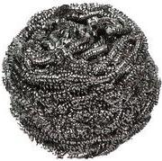 HYGOCLEAN Edelstahl-Topfreiniger, silber, 60 g Durchmesser: 80 mm, Höhe: 80 mm, Edelstahl-Spirale, - 10 Stück (30204)