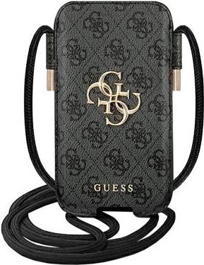 GUESS Phone Bag 4G Big Metal Logo Grey Universal GUPHL4GMGGR (GUPHL4GMGGR)