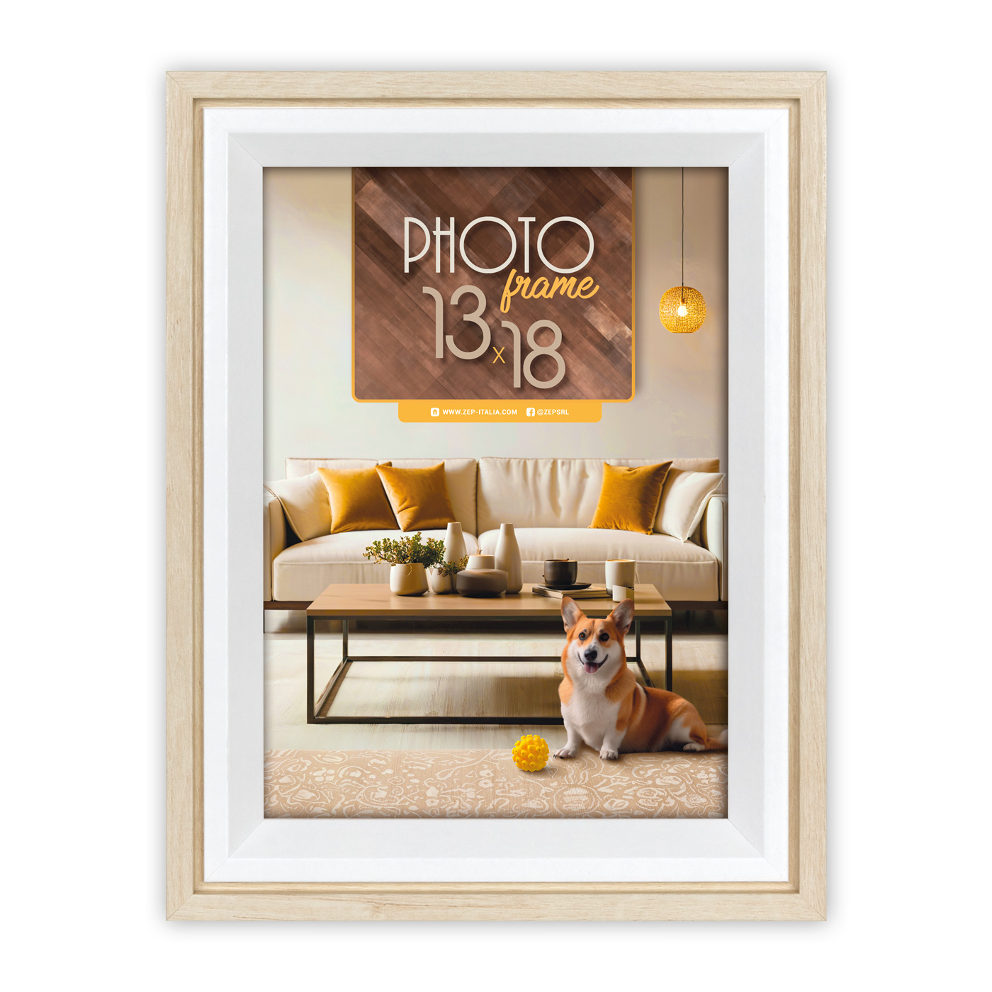ZEP Bologna Cream 15x20 MDF Rahmen BG668C
